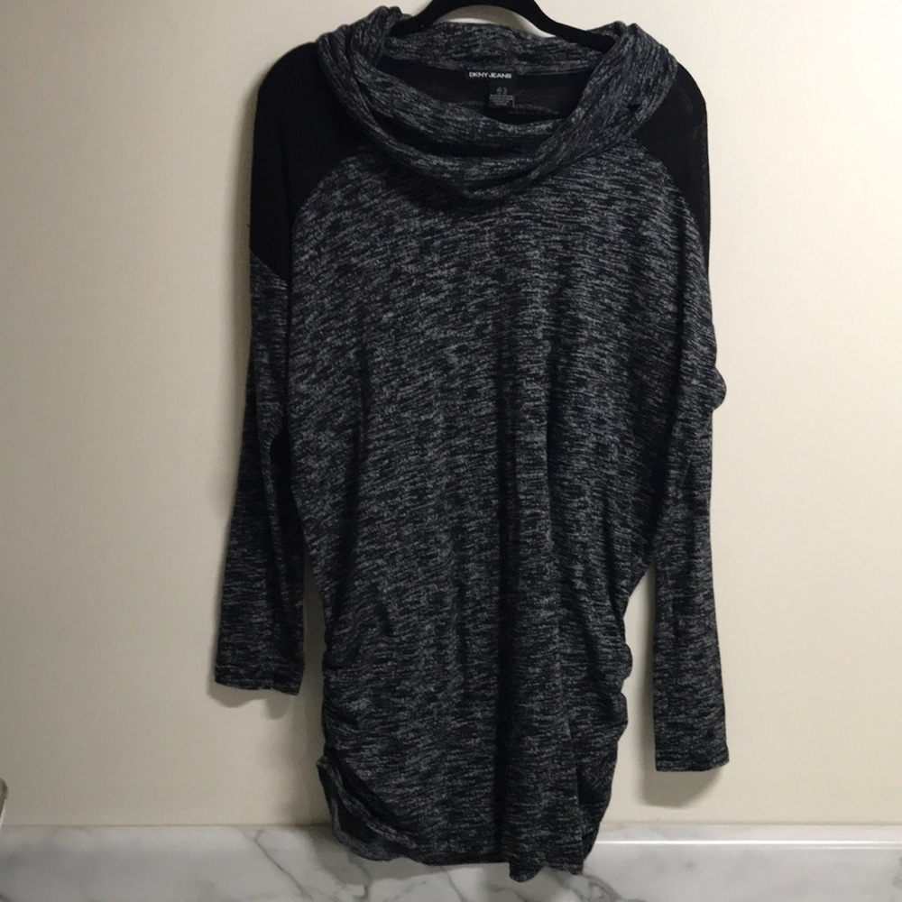 DKNY Ruched Maternity Sweater XL
